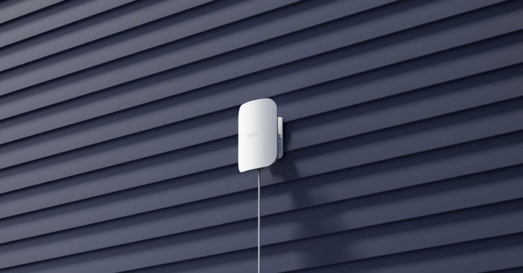 Eero Outdoor 7 is the company’s first outdoor-rated Wi-Fi access point.