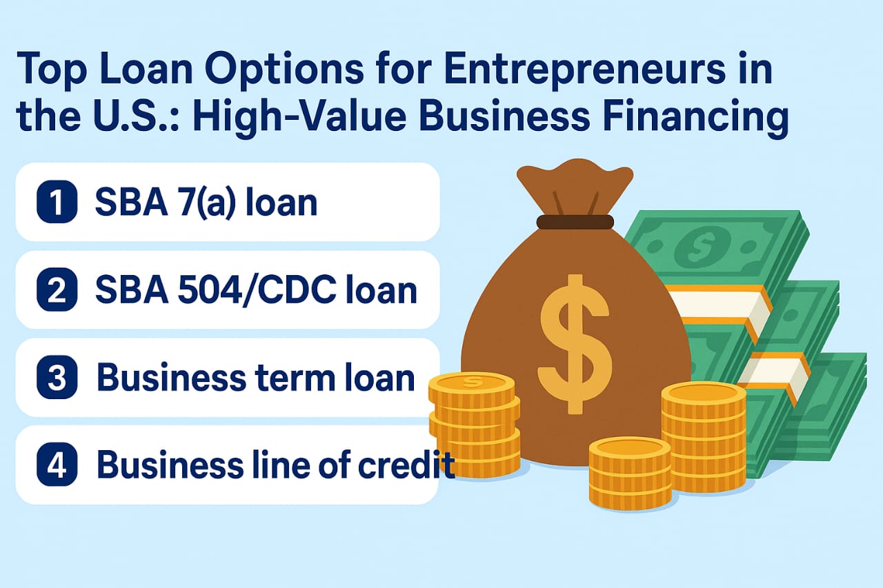 Top Loan Options for Entrepreneurs in the U.S.: High-Value Business Financing