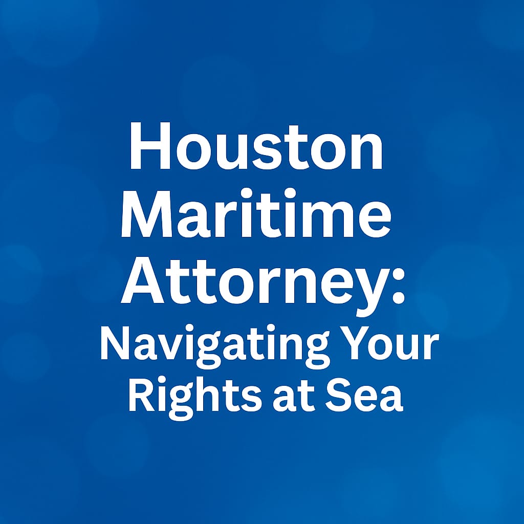 Houston Maritime Attorney: Navigating Your Rights at Sea